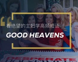 看绝望的主妇学高频短语：Good heavens