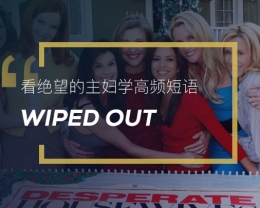看绝望的主妇学英语高频短语：Wiped out