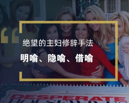 看绝望的主妇学英语比喻修辞手法的应用