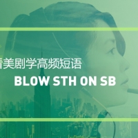 看美剧学实用短语：Blow sth on sb