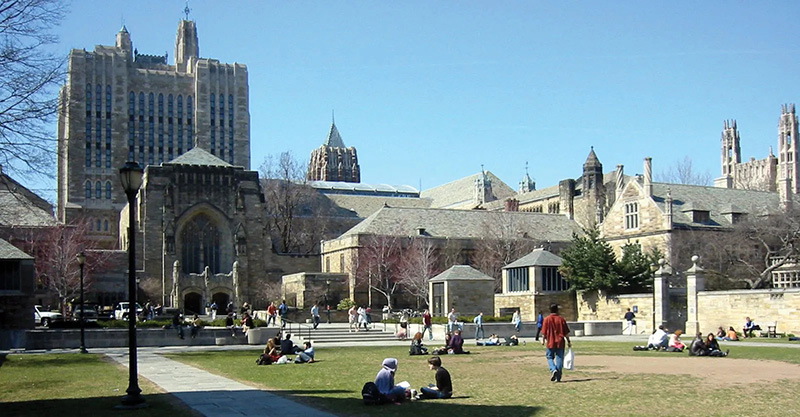 Yale University 耶鲁大学校园鸟瞰图
