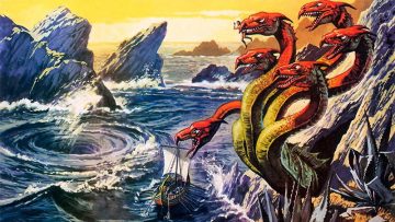 希腊神话：Scylla vs Charybdis （斯库拉与卡律布狄斯）